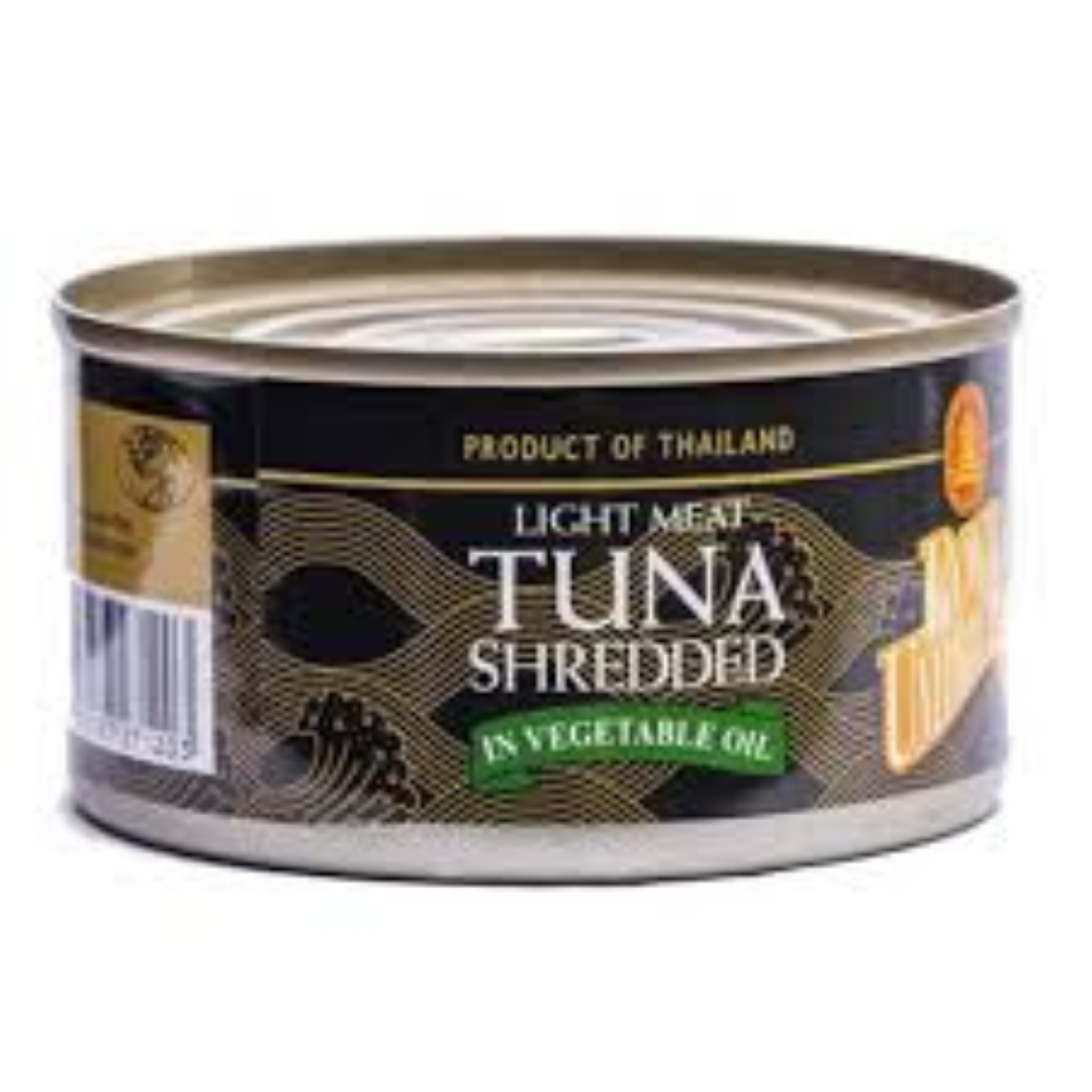 ROYAL UMBRELLA TUNA SHREDDED IN VEG OIL 185GM